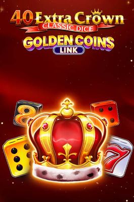 40 Extra Crown Classic Dice - Golden Coins Link